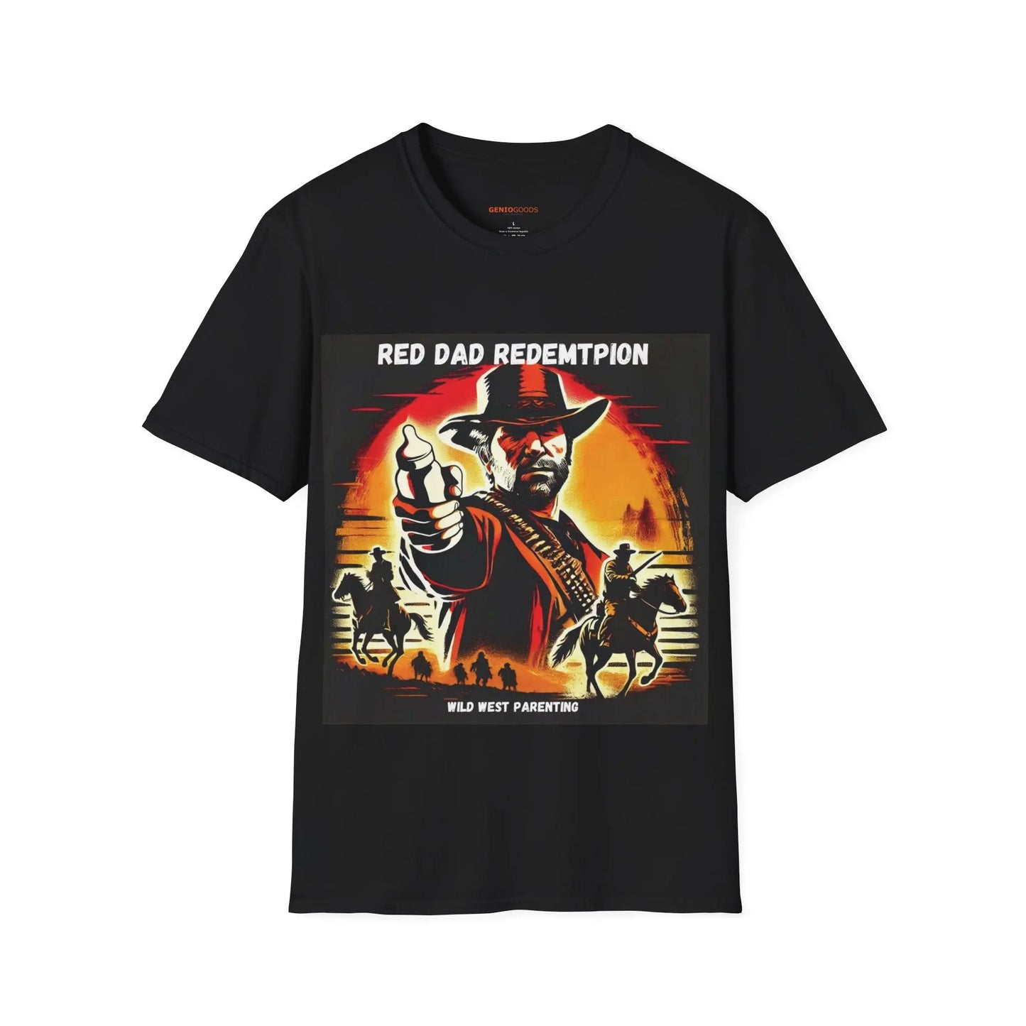 Red Dad Redemption | Unisex Softstyle T-Shirt | Perfect for Red Dead Redemption fans  Geniogoods