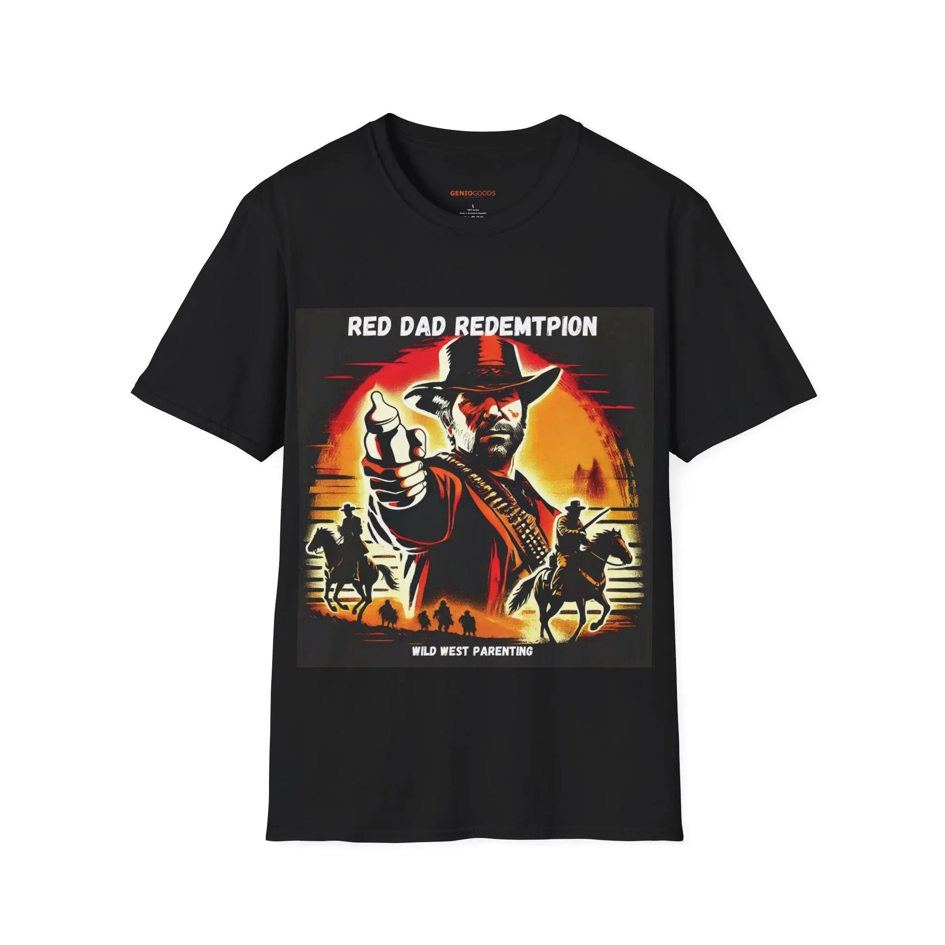 Red Dad Redemption | Unisex Softstyle T-Shirt | Perfect for Red Dead Redemption fans  Geniogoods