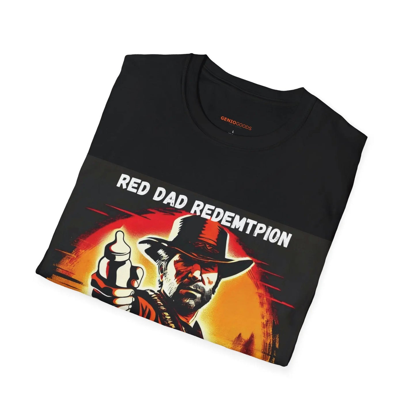 Red Dad Redemption | Unisex Softstyle T-Shirt | Perfect for Red Dead Redemption fans  Geniogoods
