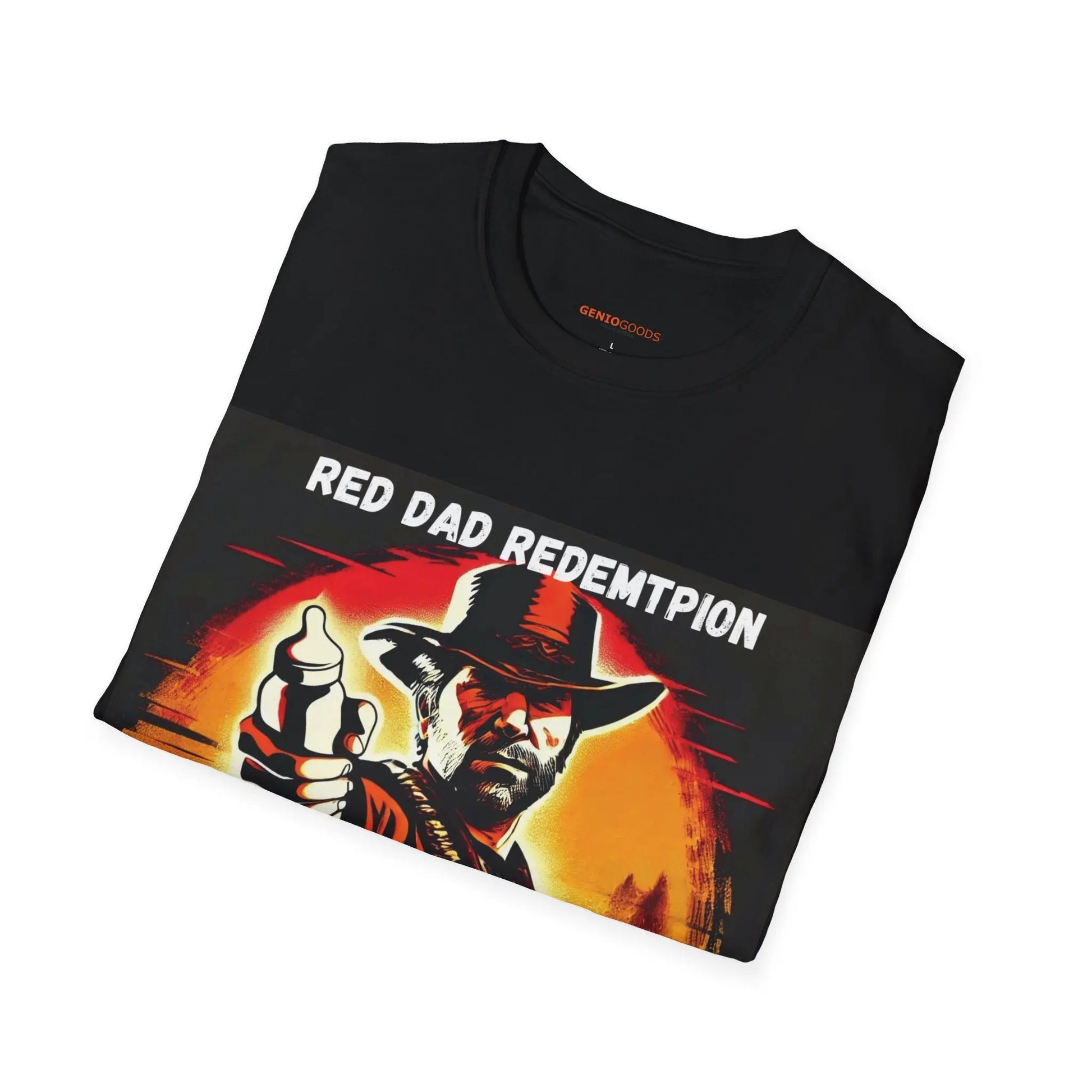 Red Dad Redemption | Unisex Softstyle T-Shirt | Perfect for Red Dead Redemption fans  Geniogoods