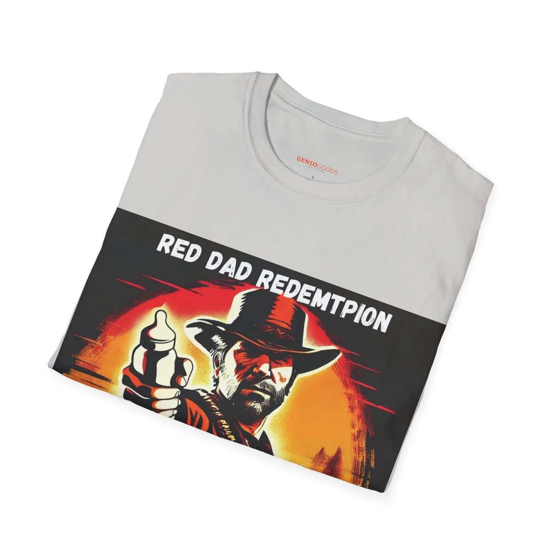 Red Dad Redemption | Unisex Softstyle T-Shirt | Perfect for Red Dead Redemption fans  Geniogoods