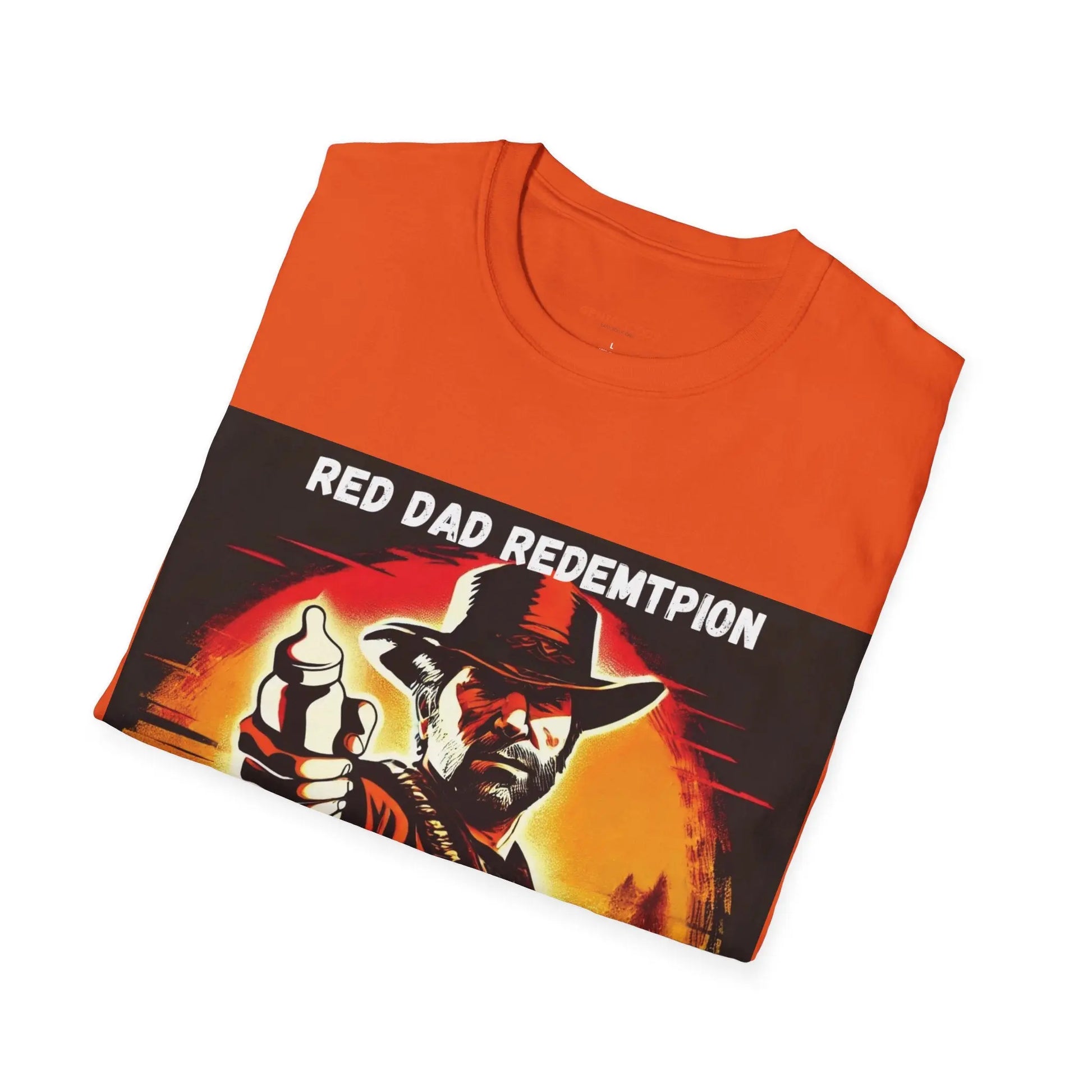 Red Dad Redemption | Unisex Softstyle T-Shirt | Perfect for Red Dead Redemption fans  Geniogoods