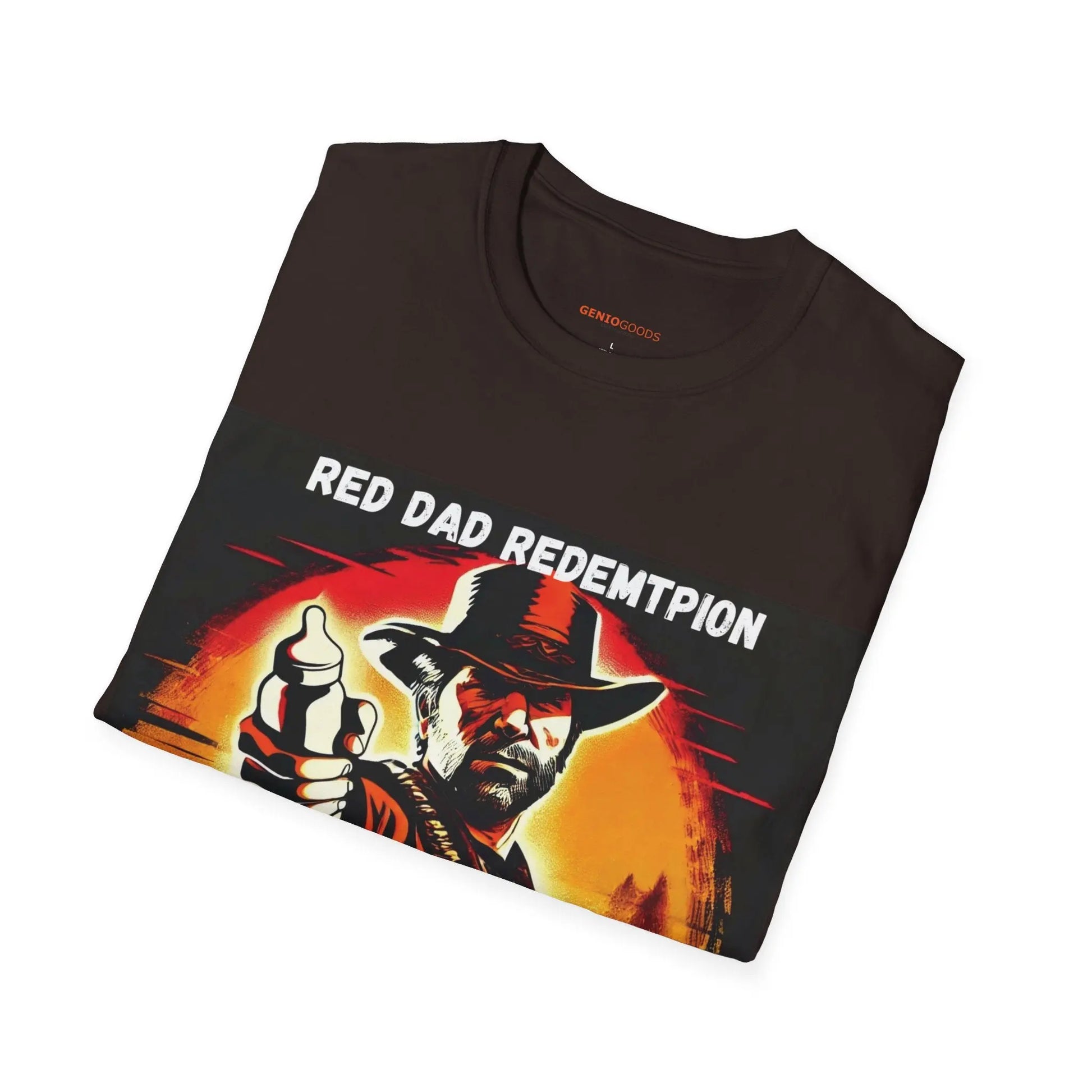 Red Dad Redemption | Unisex Softstyle T-Shirt | Perfect for Red Dead Redemption fans  Geniogoods