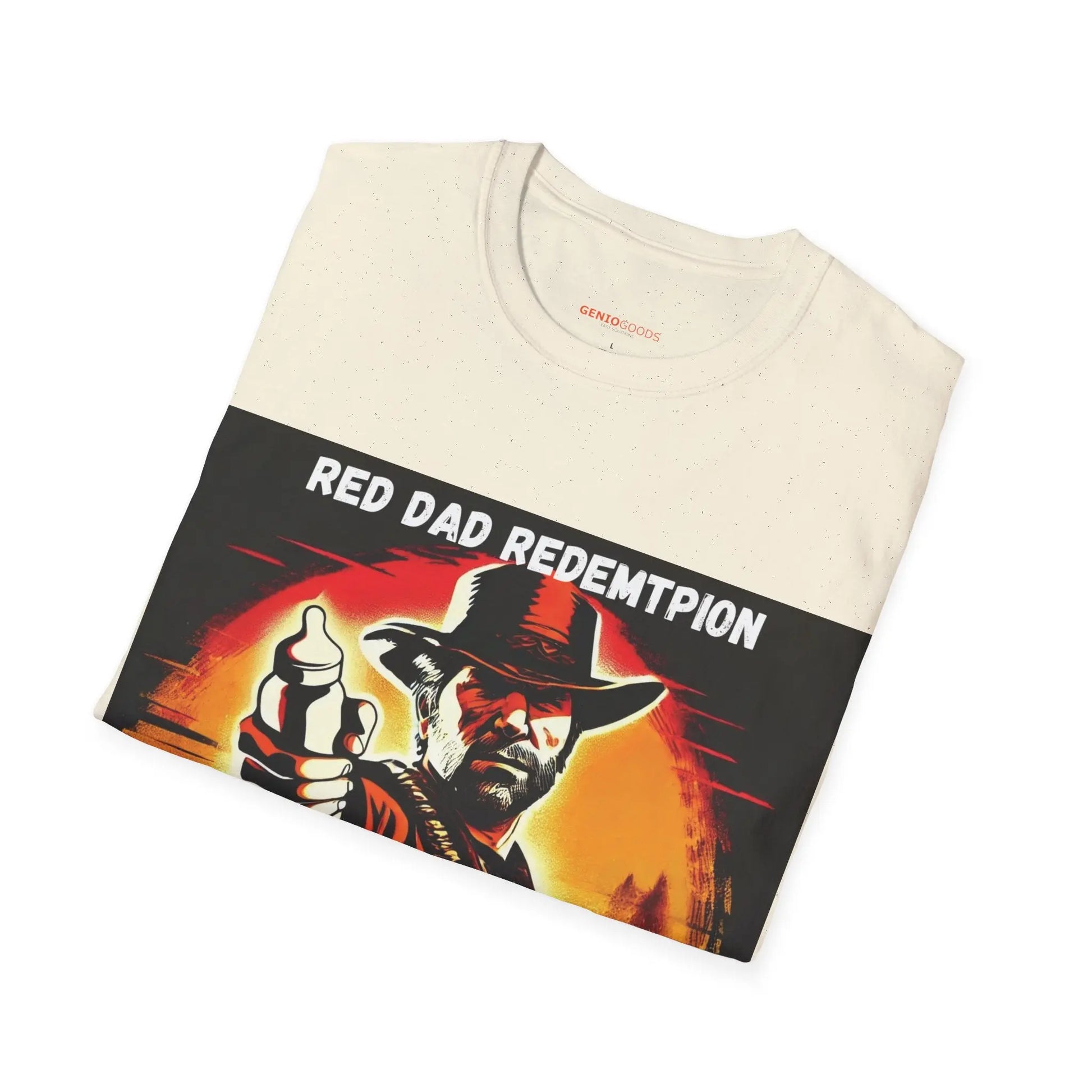 Red Dad Redemption | Unisex Softstyle T-Shirt | Perfect for Red Dead Redemption fans  Geniogoods