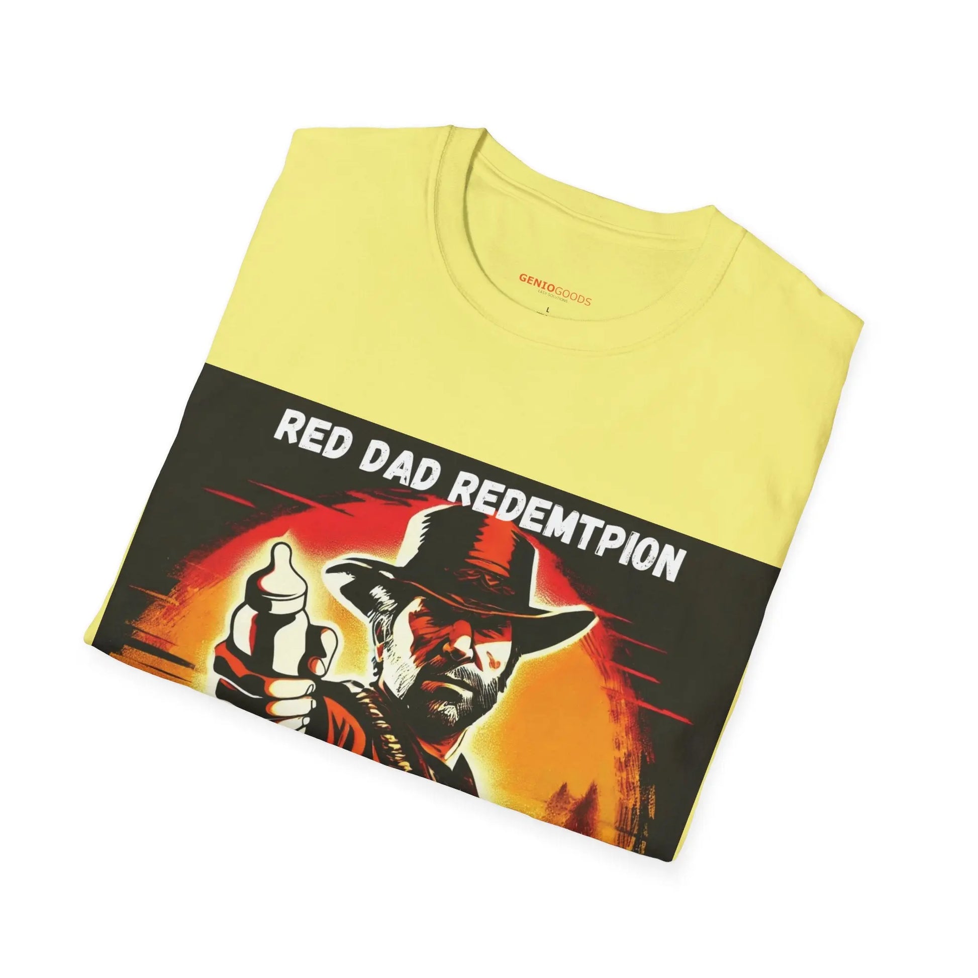 Red Dad Redemption | Unisex Softstyle T-Shirt | Perfect for Red Dead Redemption fans  Geniogoods