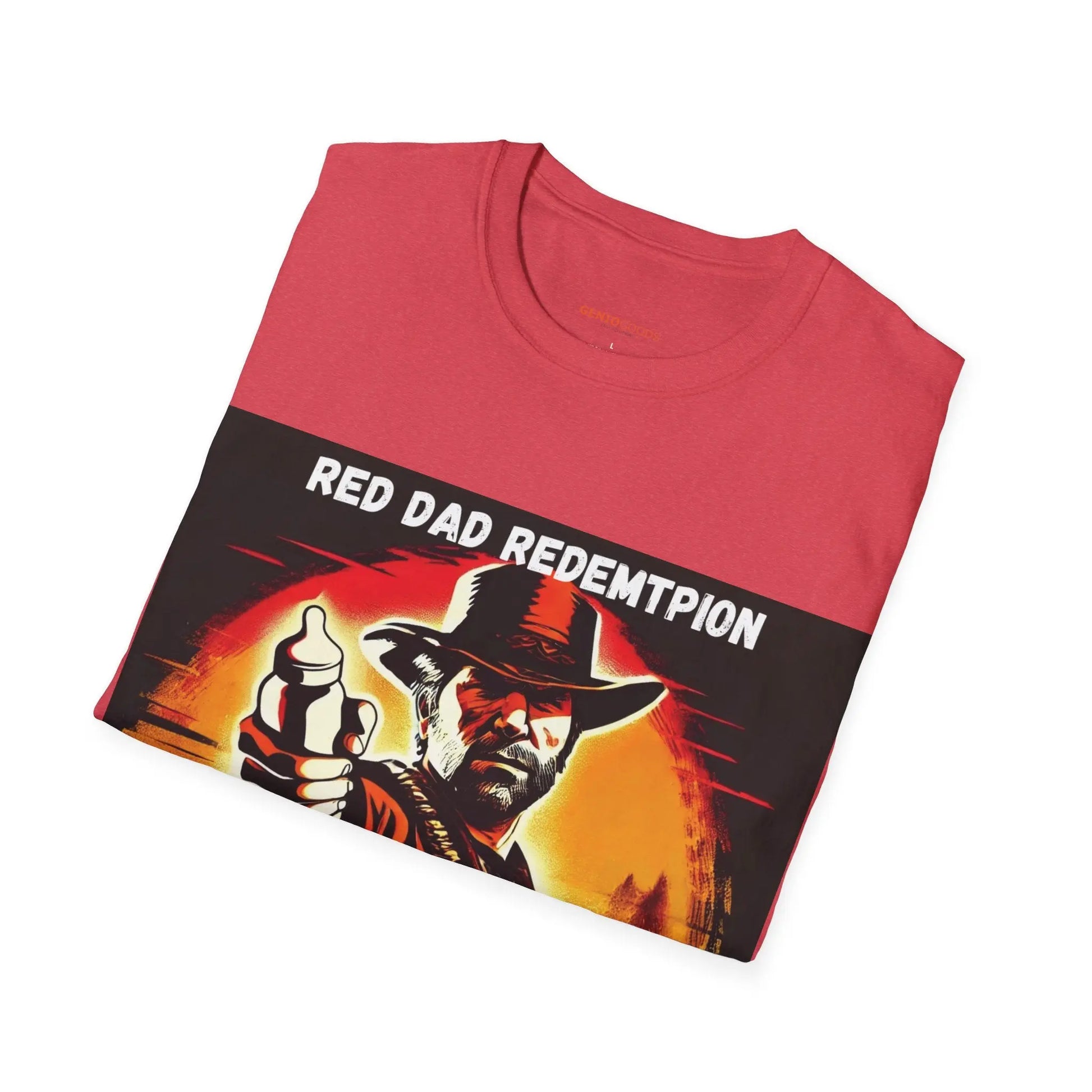 Red Dad Redemption | Unisex Softstyle T-Shirt | Perfect for Red Dead Redemption fans  Geniogoods