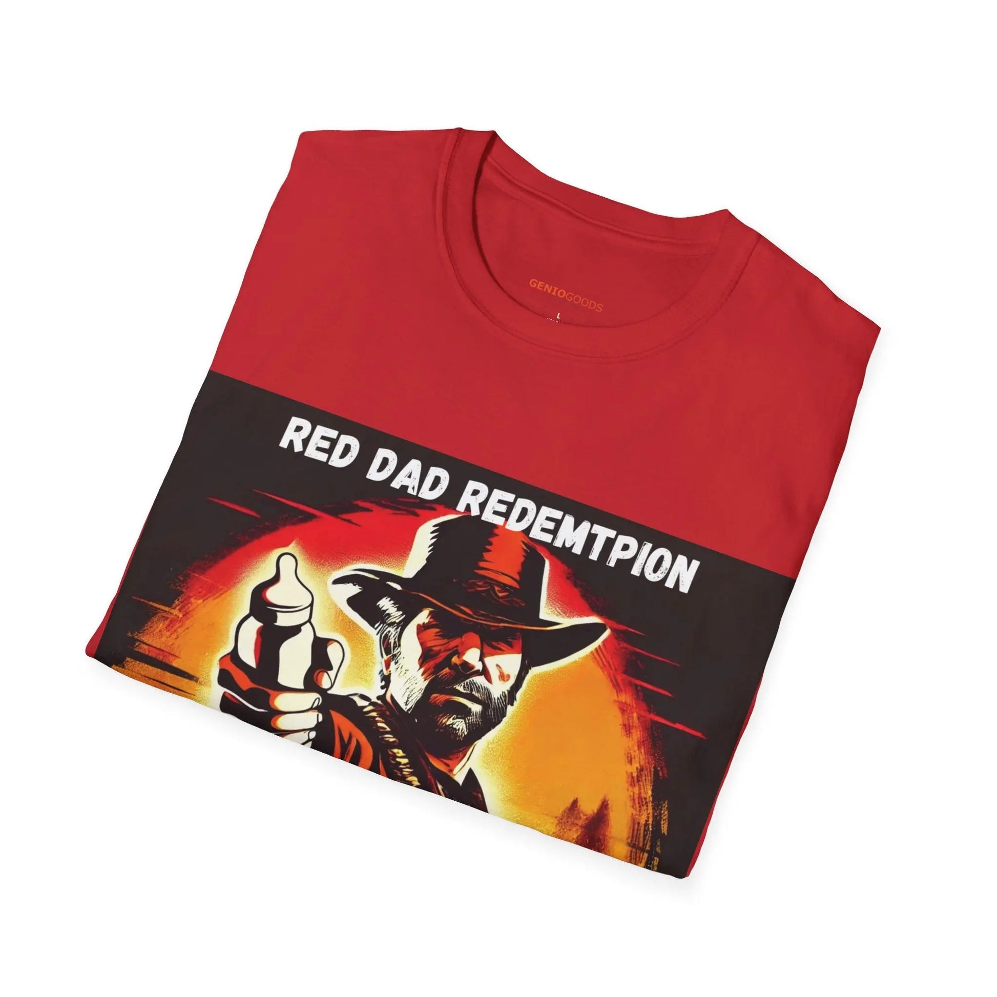 Red Dad Redemption | Unisex Softstyle T-Shirt | Perfect for Red Dead Redemption fans  Geniogoods