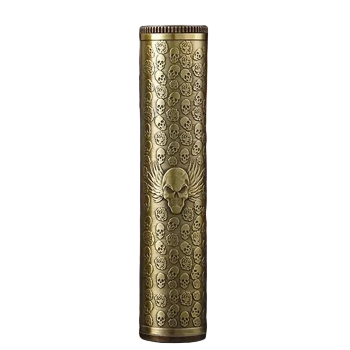 Retro Buddha Metal Incense Case | Portable Zinc Alloy Storage Box