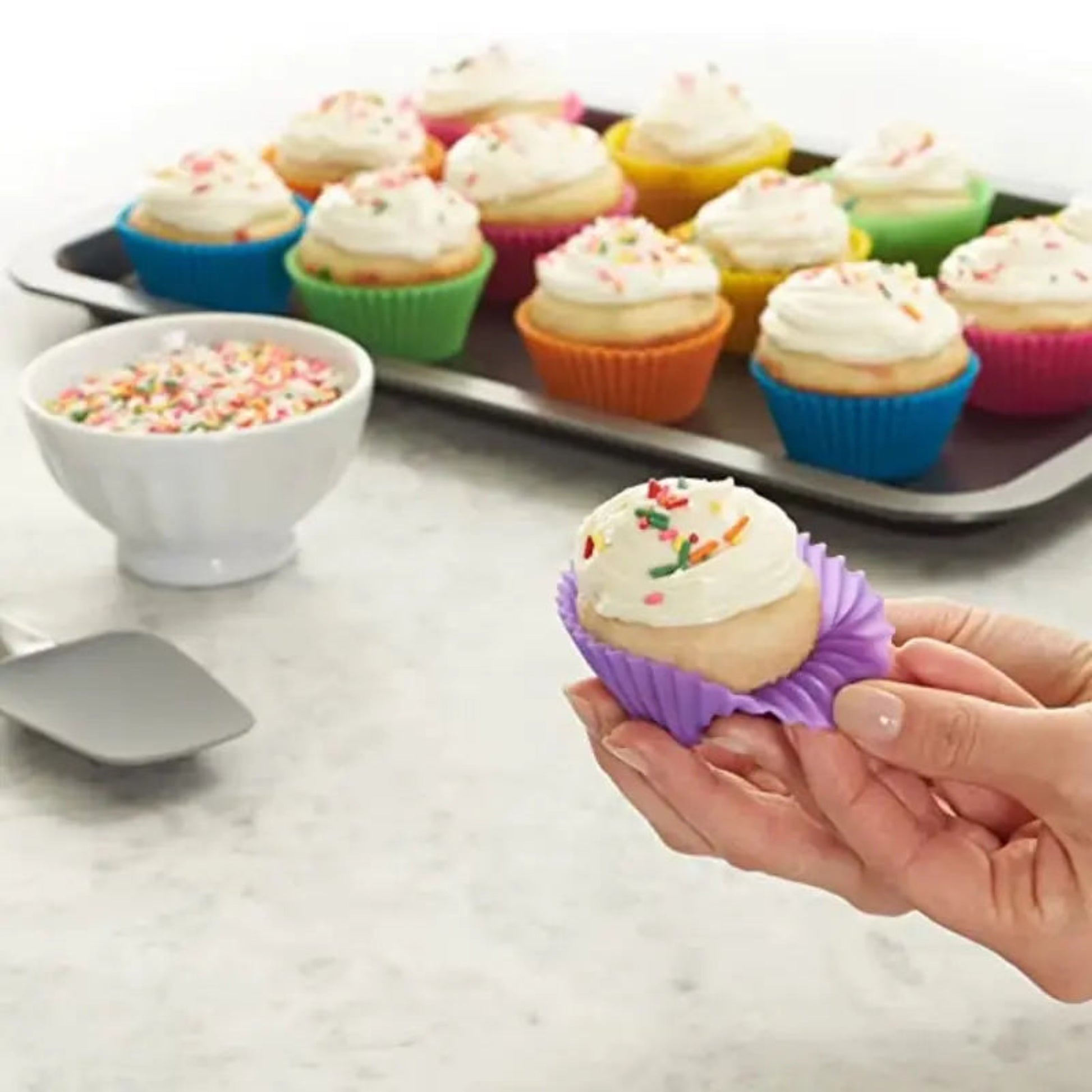 Reusable Silicone Baking Cups | Eco-Friendly & Non-Stick Bakeware