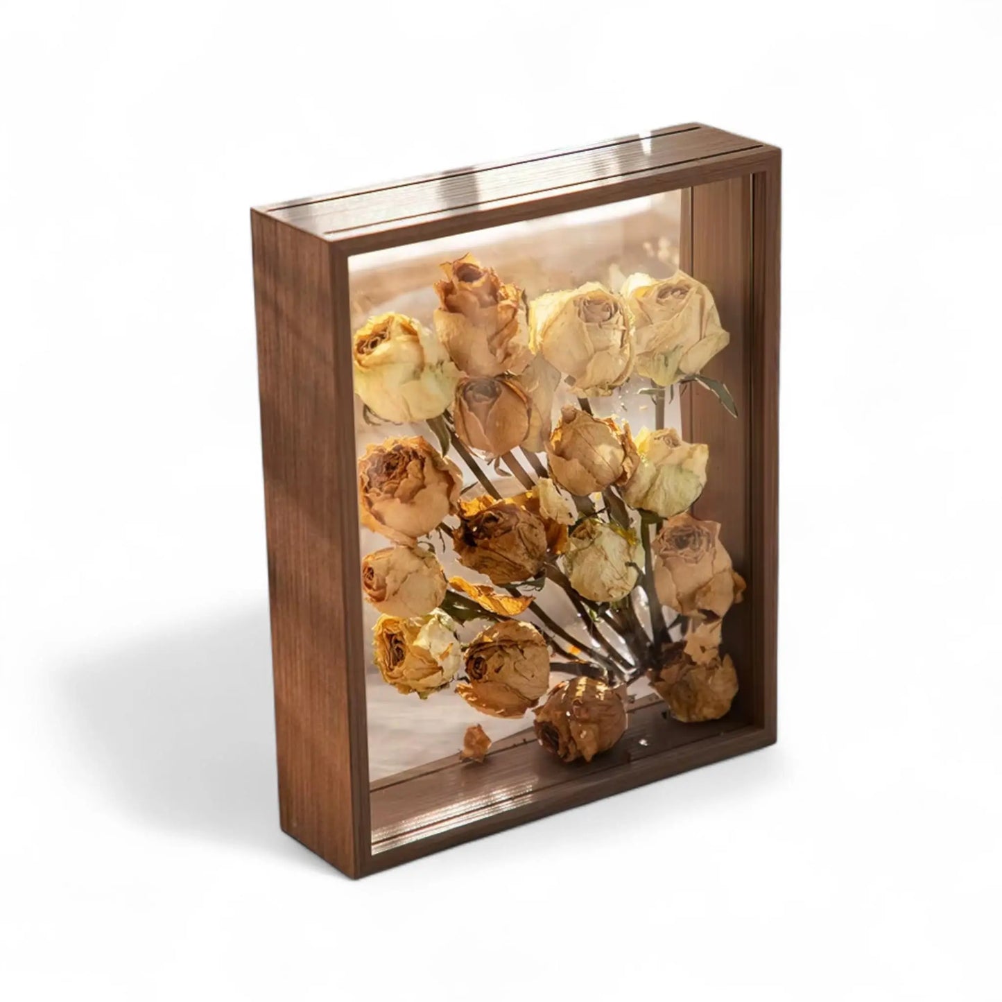 Shadow Box Frame for Dried Flowers – Deep Acrylic Display Case  Geniogoods