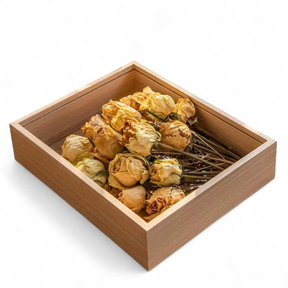 Shadow Box Frame for Dried Flowers – Deep Acrylic Display Case  Geniogoods