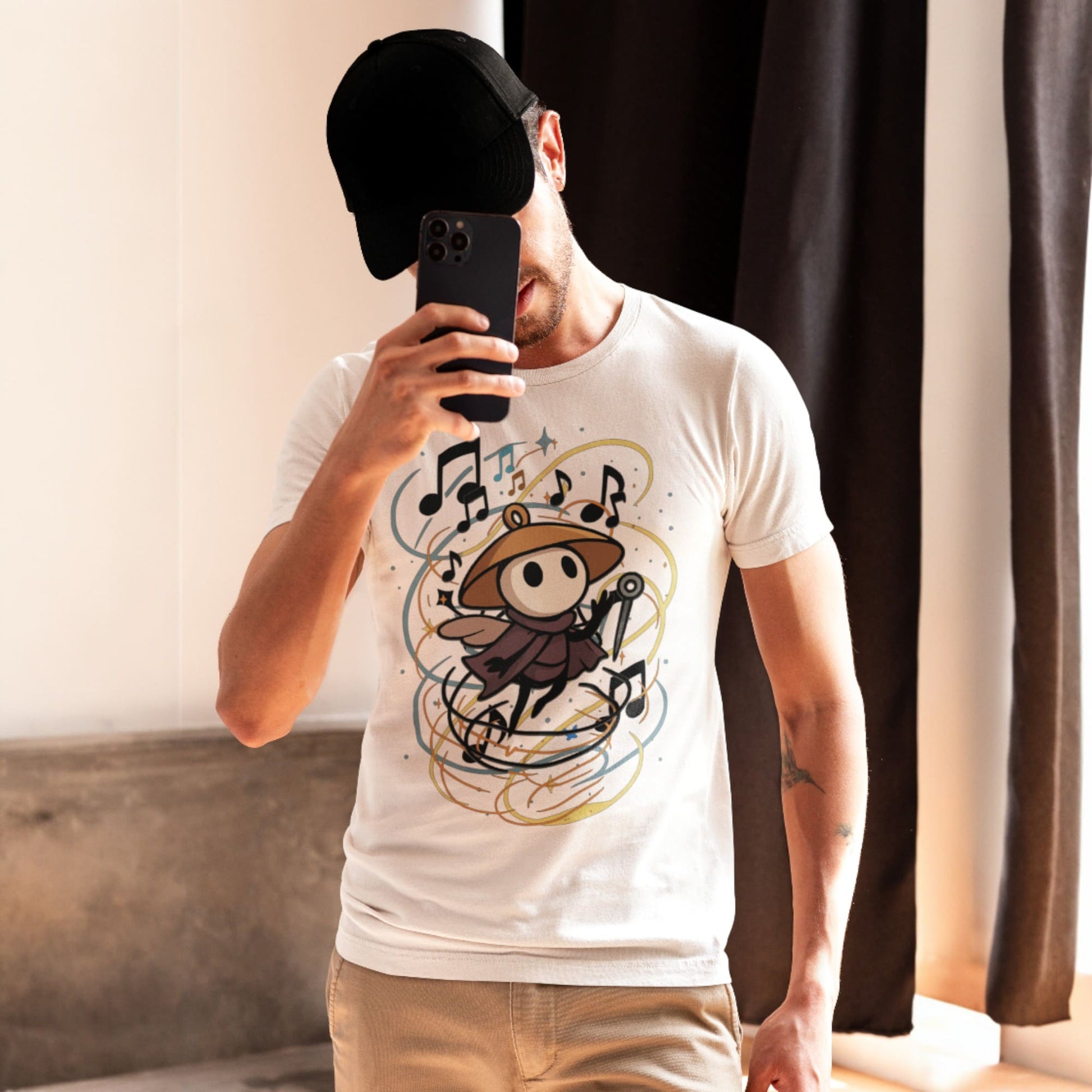 Hollow Knight Silksong Sherma T-Shirt – Musical Tribute – fan-made gamer merch by GenioGoods