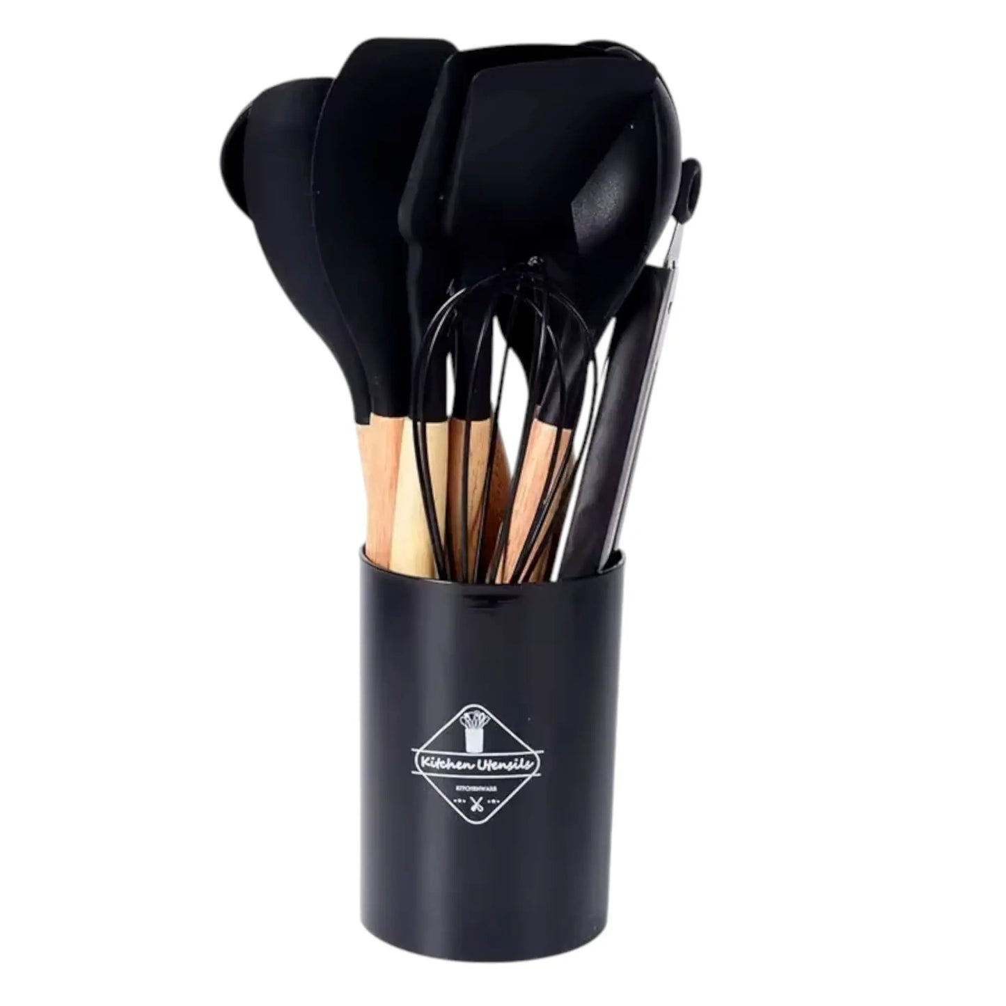 Silicone Cooking Utensils Set – 12PCS Heat-Resistant & Non-Stick Geniogoods