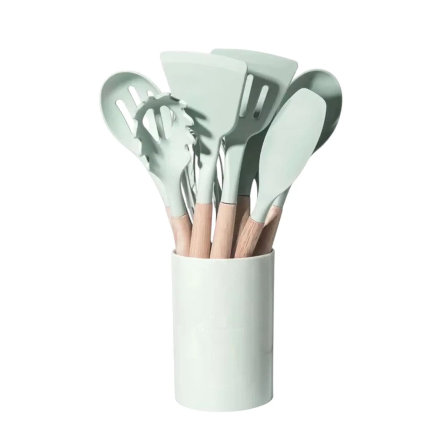 Silicone Cooking Utensils Set – 12PCS Heat-Resistant & Non-Stick Geniogoods