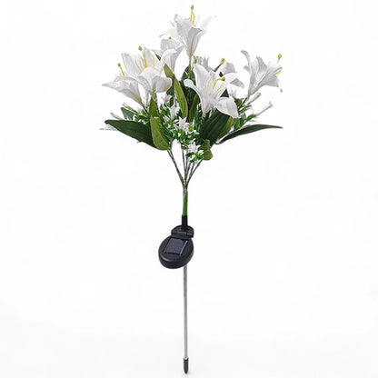 Solar Lily Flower Garden Light – Waterproof LED Outdoor Lamp  Geniogoods