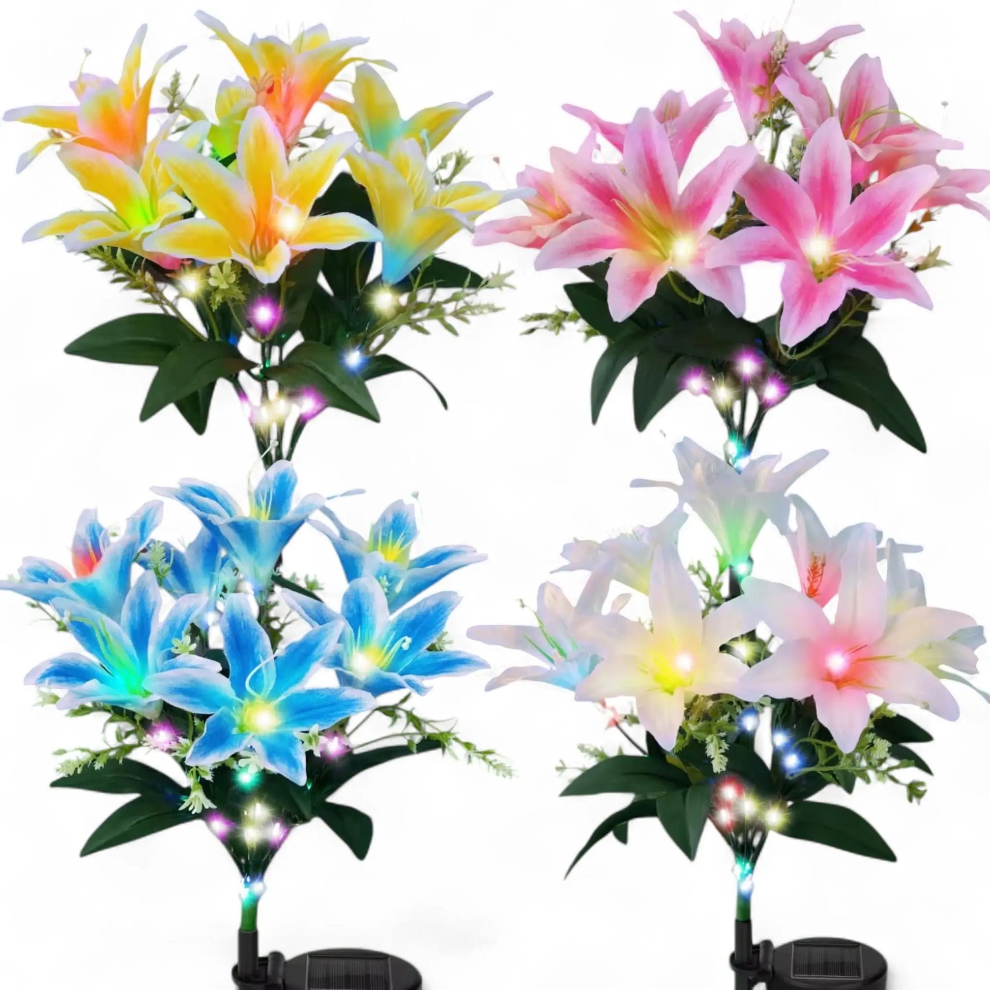 Solar Lily Flower Garden Light – Waterproof LED Outdoor Lamp  Geniogoods