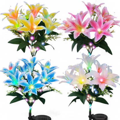 Solar Lily Flower Garden Light – Waterproof LED Outdoor Lamp  Geniogoods