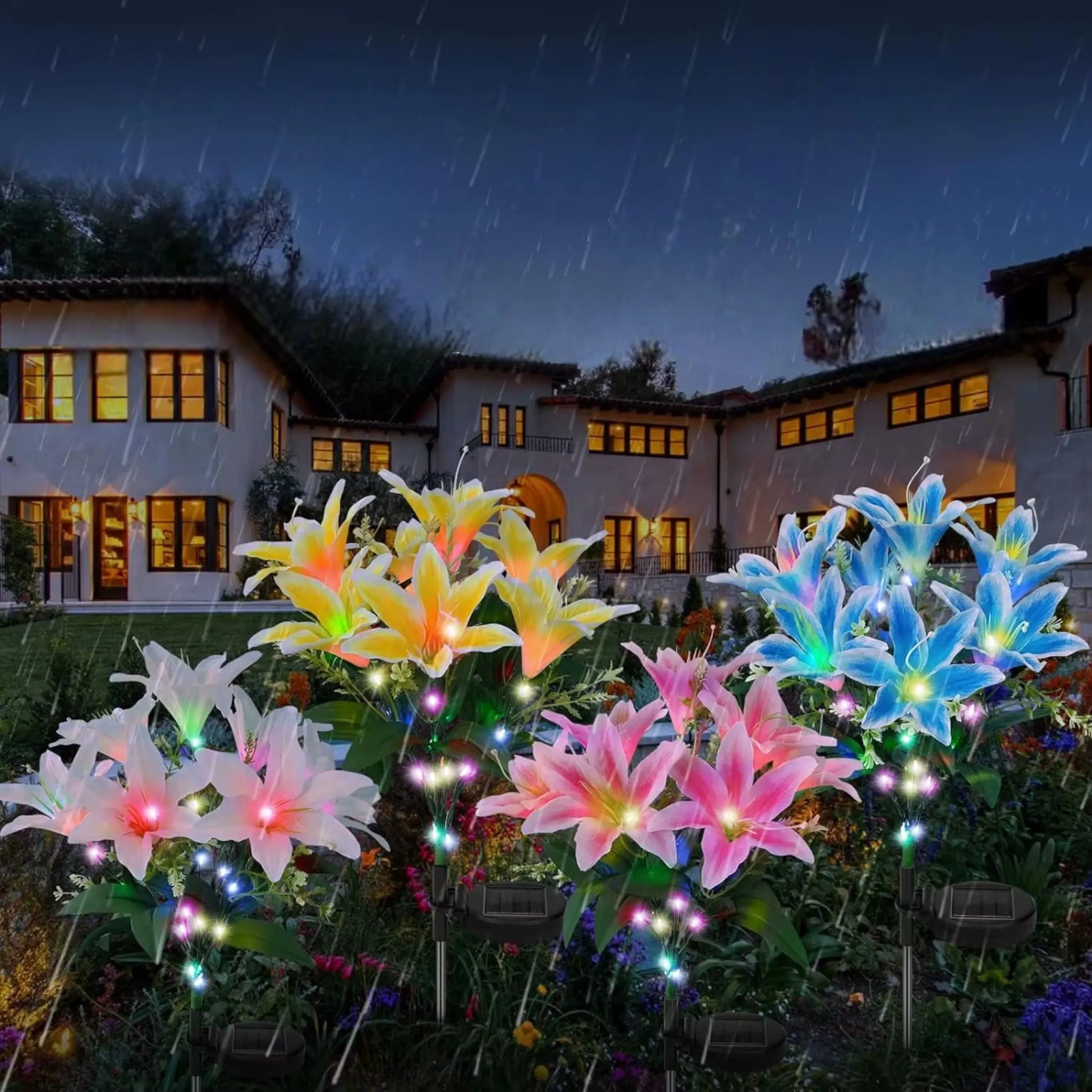 Solar Lily Flower Garden Light – Waterproof LED Outdoor Lamp  Geniogoods