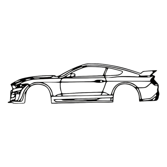 Sports Car Metal Wall Art – Luxury Car Line Decor for Auto Lovers  Geniogoods