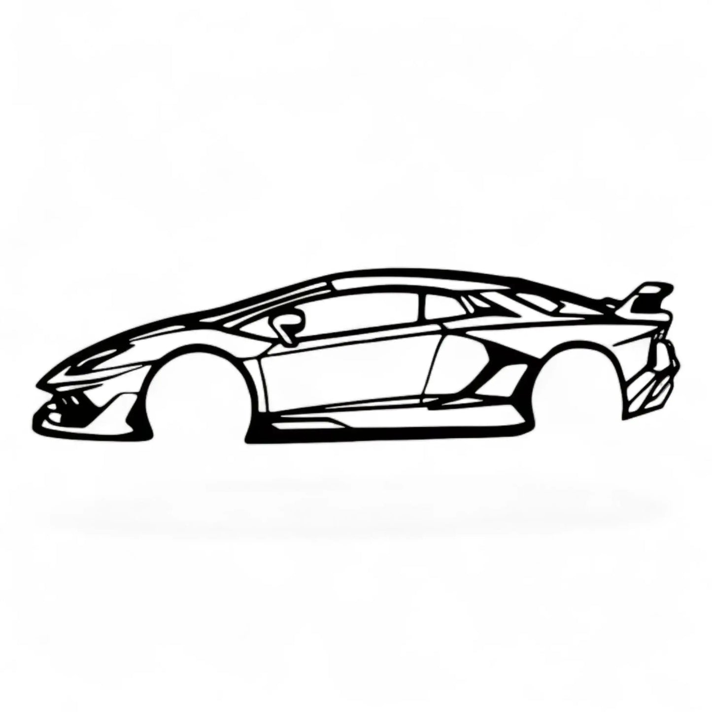 Sports Car Metal Wall Art – Luxury Car Line Decor for Auto Lovers  Geniogoods