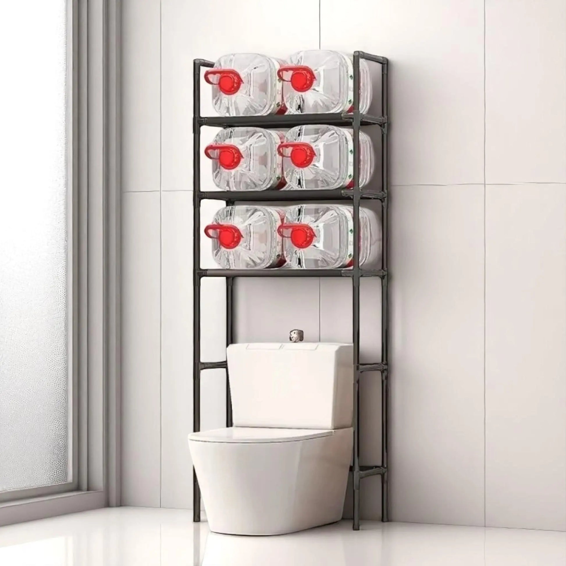 Toilet Storage Rack – Multi-Layer Floor Shelf for Bathroom Organization  Geniogoods