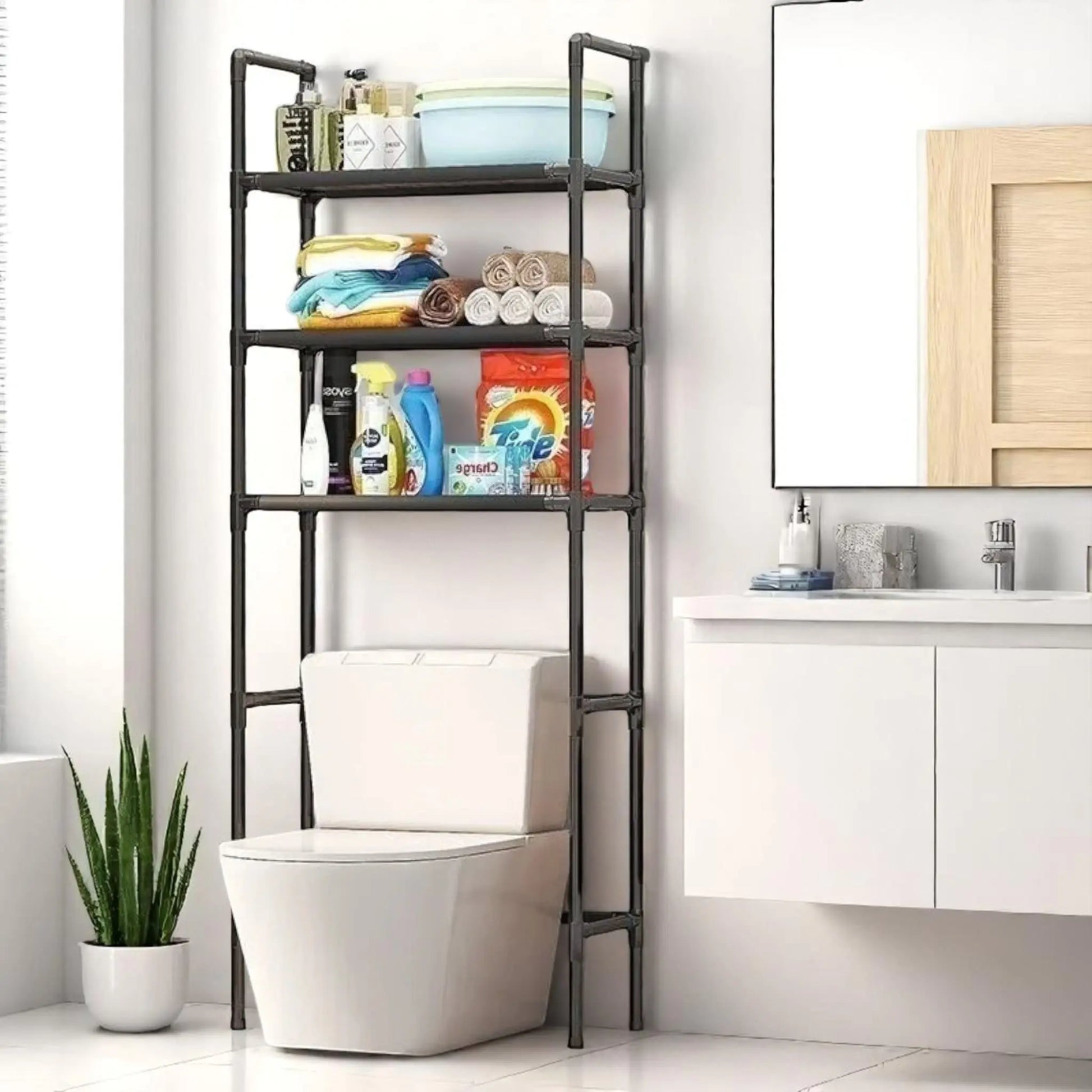 Toilet Storage Rack – Multi-Layer Floor Shelf for Bathroom Organization  Geniogoods