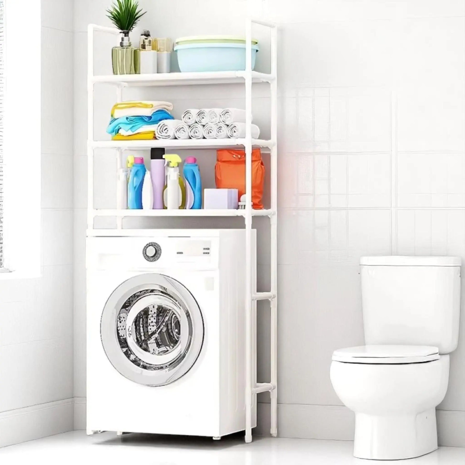 Toilet Storage Rack – Multi-Layer Floor Shelf for Bathroom Organization  Geniogoods