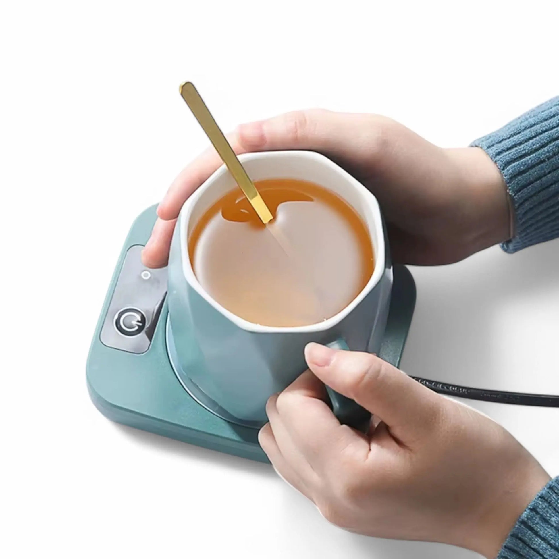 USB Heated Coffee Mug Warmer – 55°C Smart Cup Mat for Desk or Office  Geniogoods