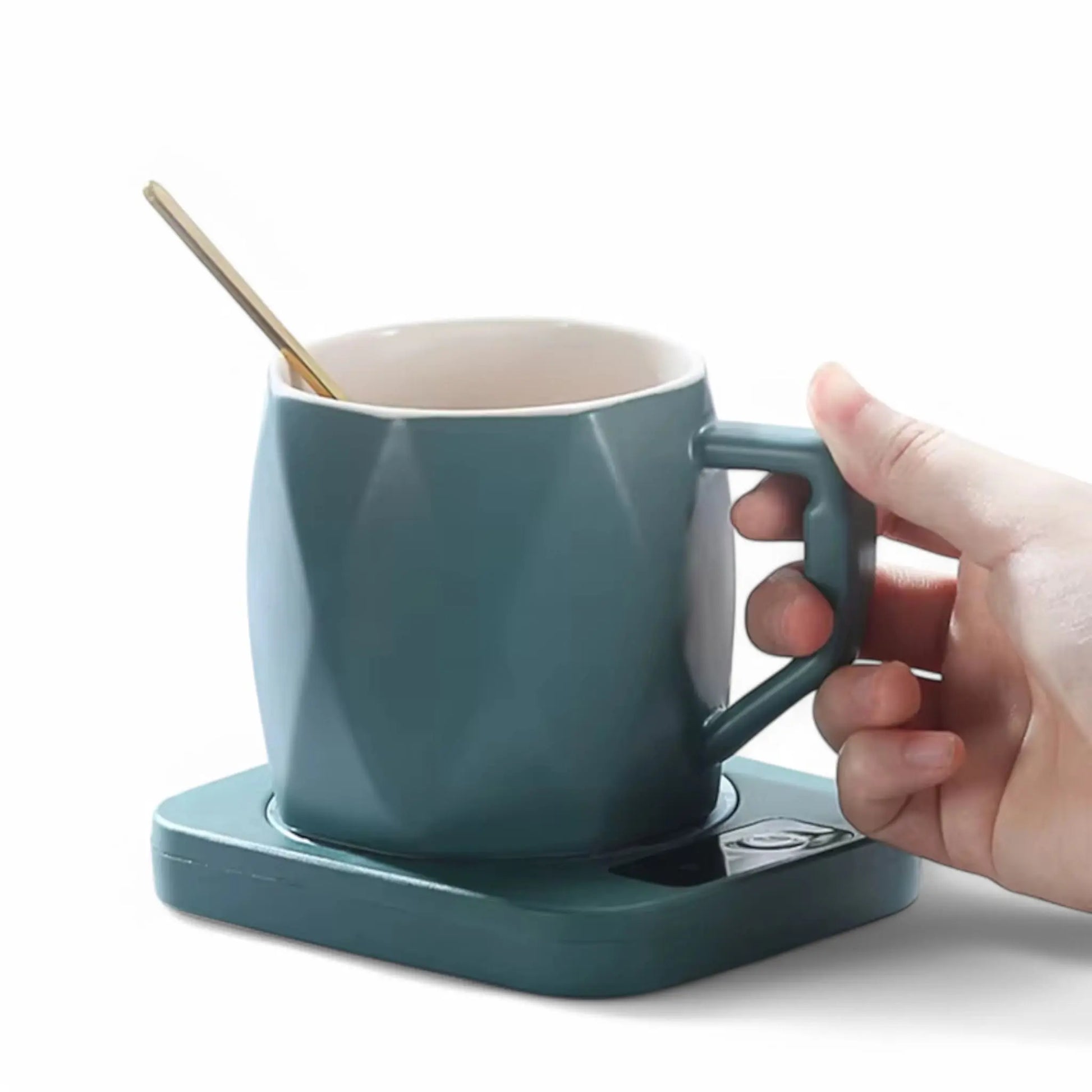 USB Heated Coffee Mug Warmer – 55°C Smart Cup Mat for Desk or Office  Geniogoods
