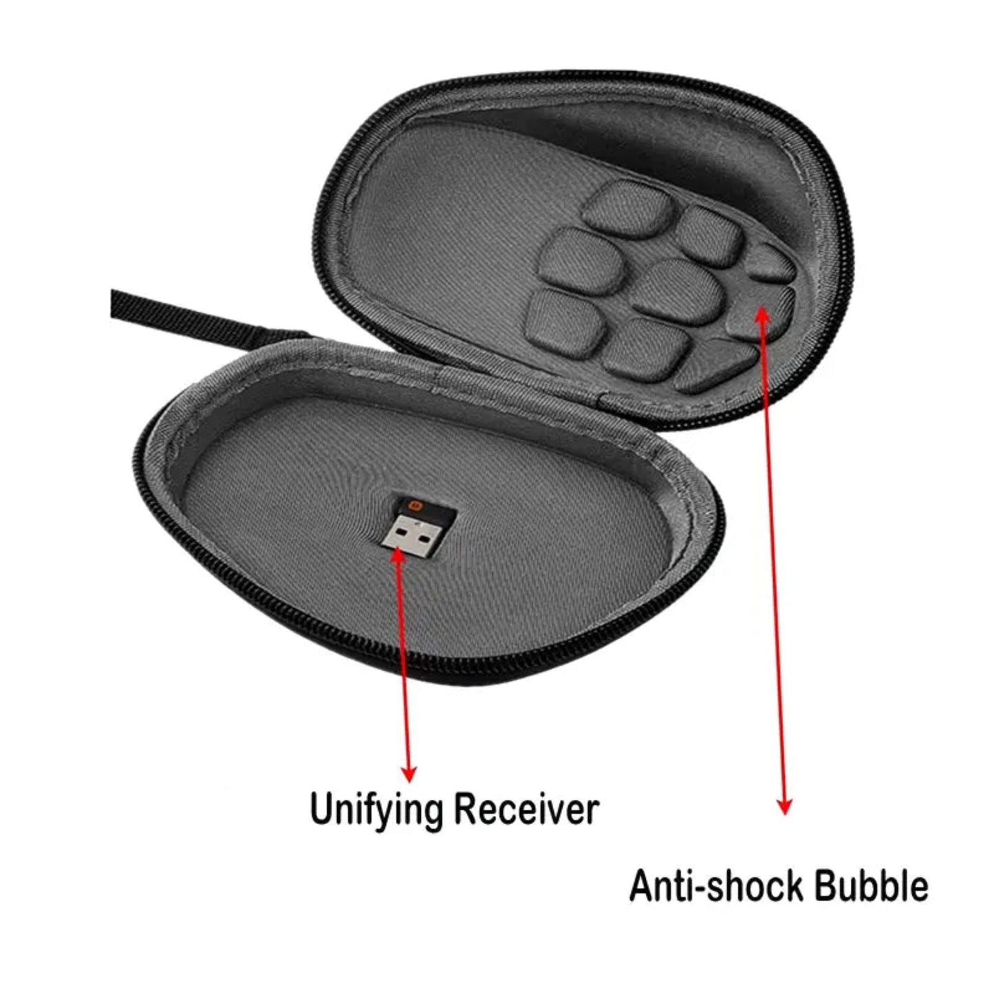 Universal Wireless Mouse Case | Hard EVA Travel Bag Protector