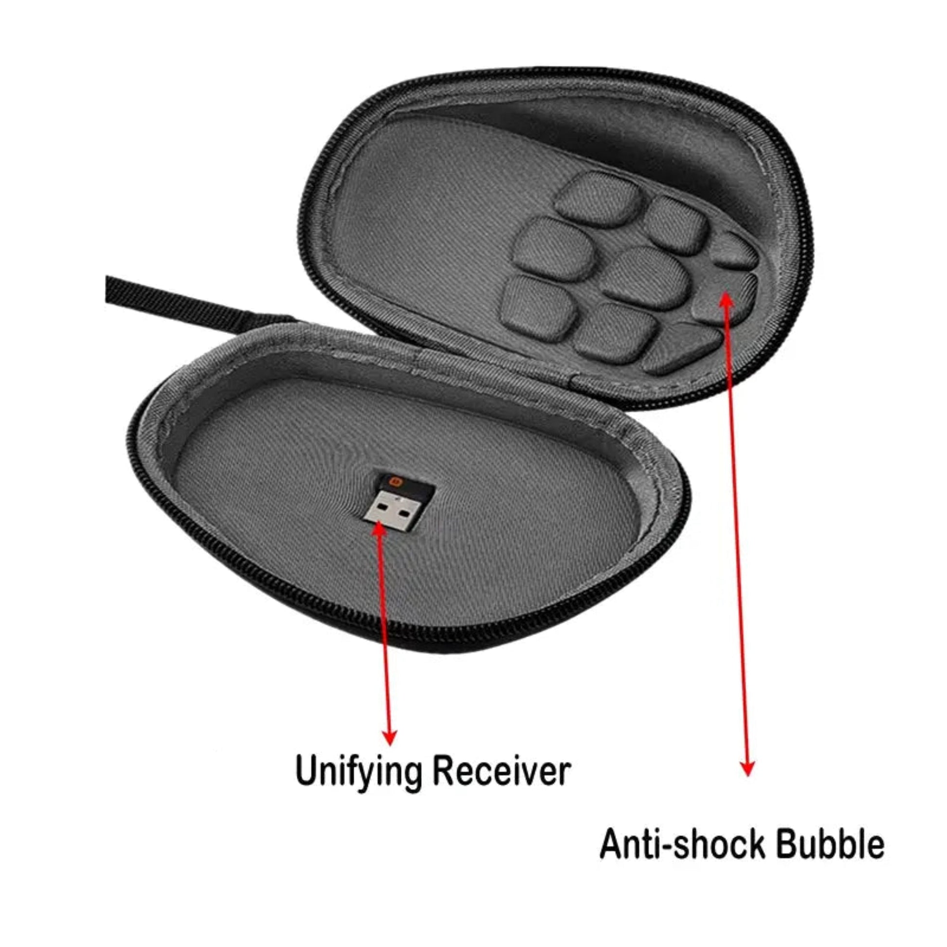 Universal Wireless Mouse Case | Hard EVA Travel Bag Protector