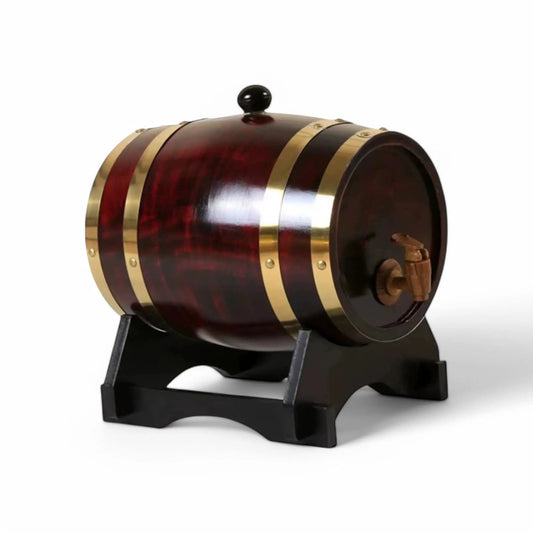 Vintage Oak Whiskey Barrel 1.5L – Rustic Liquor Dispenser Gift  Geniogoods