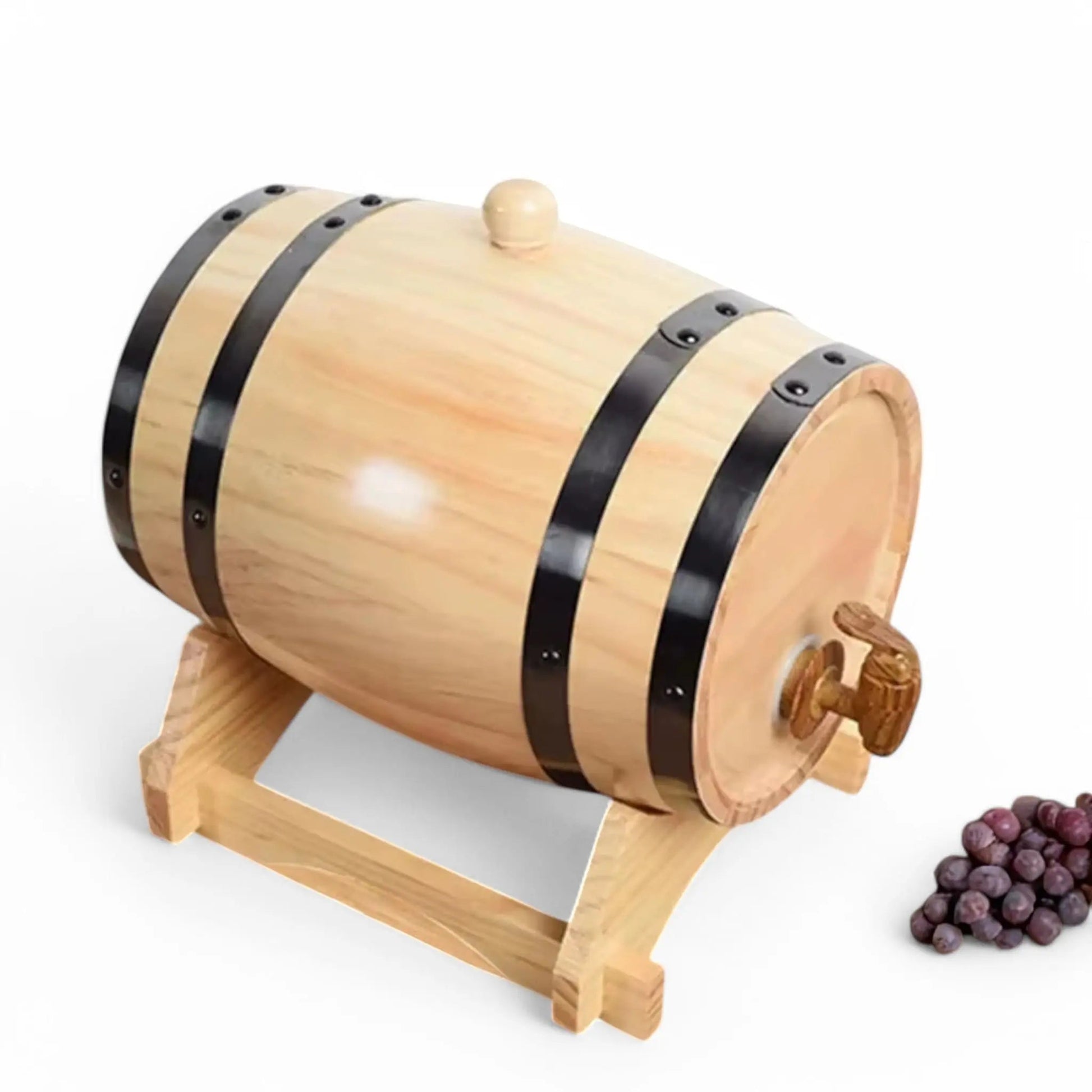 Vintage Oak Whiskey Barrel 1.5L – Rustic Liquor Dispenser Gift  Geniogoods