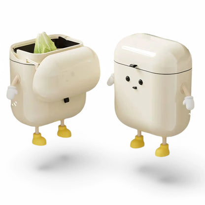 Wall-Mounted Kitchen Trash Can with Lid – 9L/12L Food Waste Bin  Geniogoods