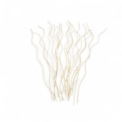 Wavy Rattan Diffuser Sticks – 20pcs Refill for Home Fragrance Decor  Geniogoods
