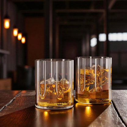 Whiskey decanter gun set – glass pistol bottle with 2 shot glasses  Geniogoods