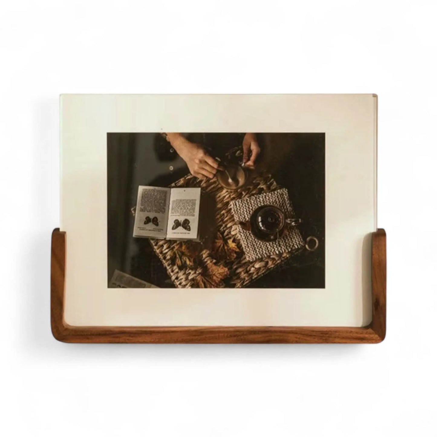Wooden Acrylic Photo Frame – Minimalist Desktop Picture Holder  Geniogoods