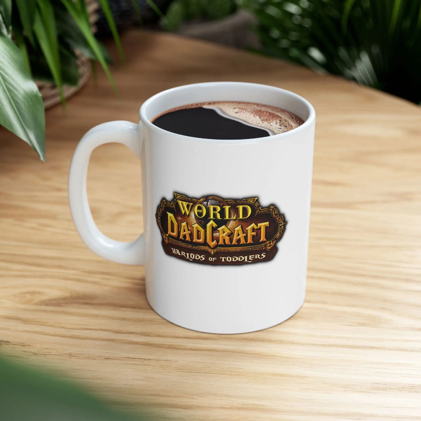 World of Dadcraft | Inspirational Ceramic Mug - 11oz & 15oz | Perfect for World of Warcraft Dads  Geniogoods