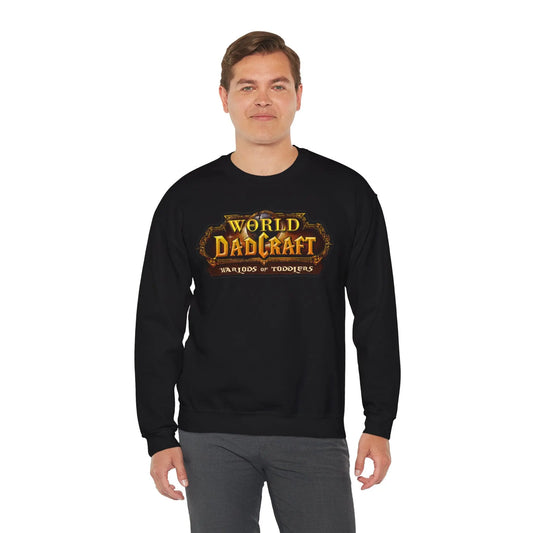 World of Dadcraft | Unisex Crewneck Sweatshirt | Perfect for World of Warcraft Dads  Geniogoods