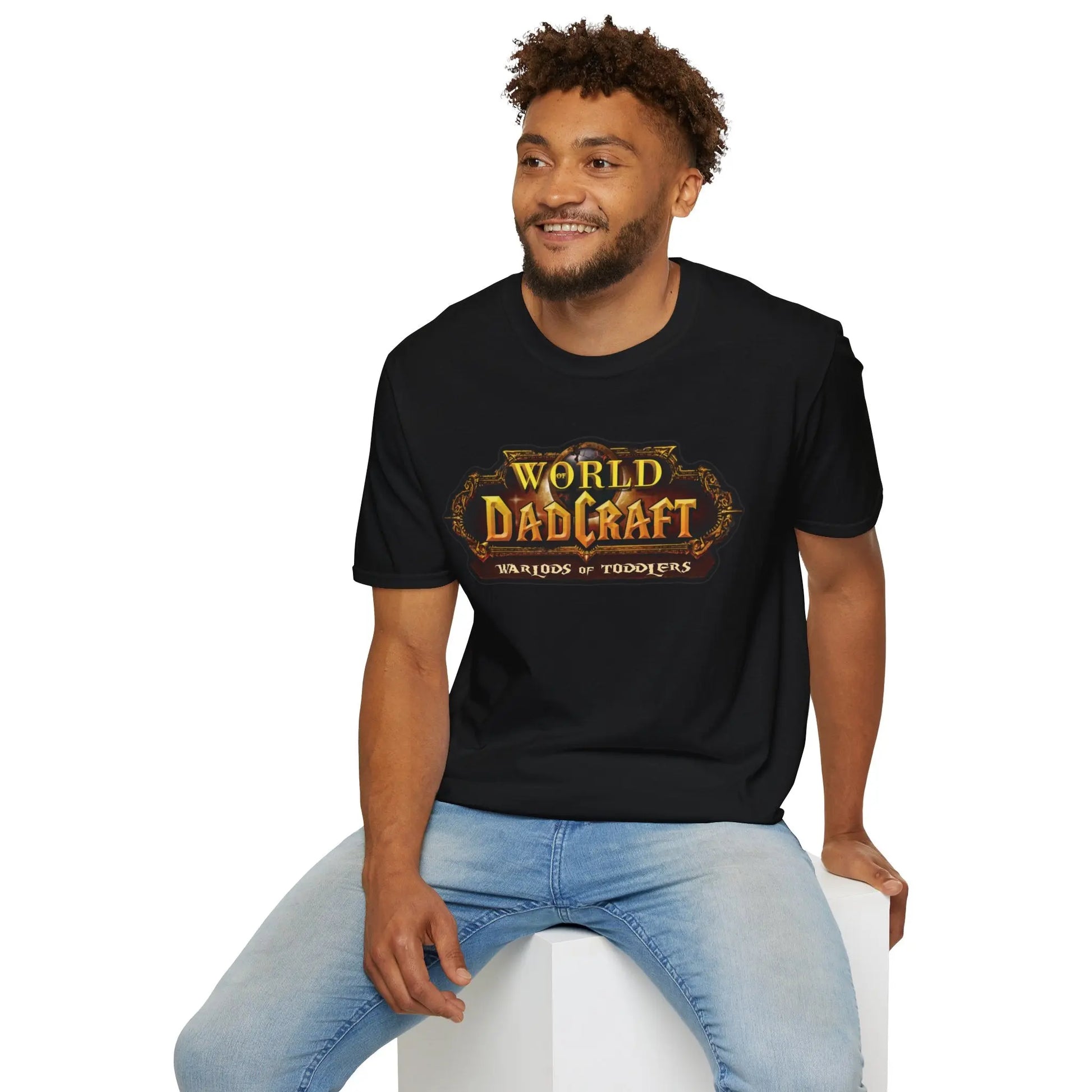World of Dadcraft | Unisex Softstyle T-Shirt | Perfect for World of Warcraft Dads  Geniogoods