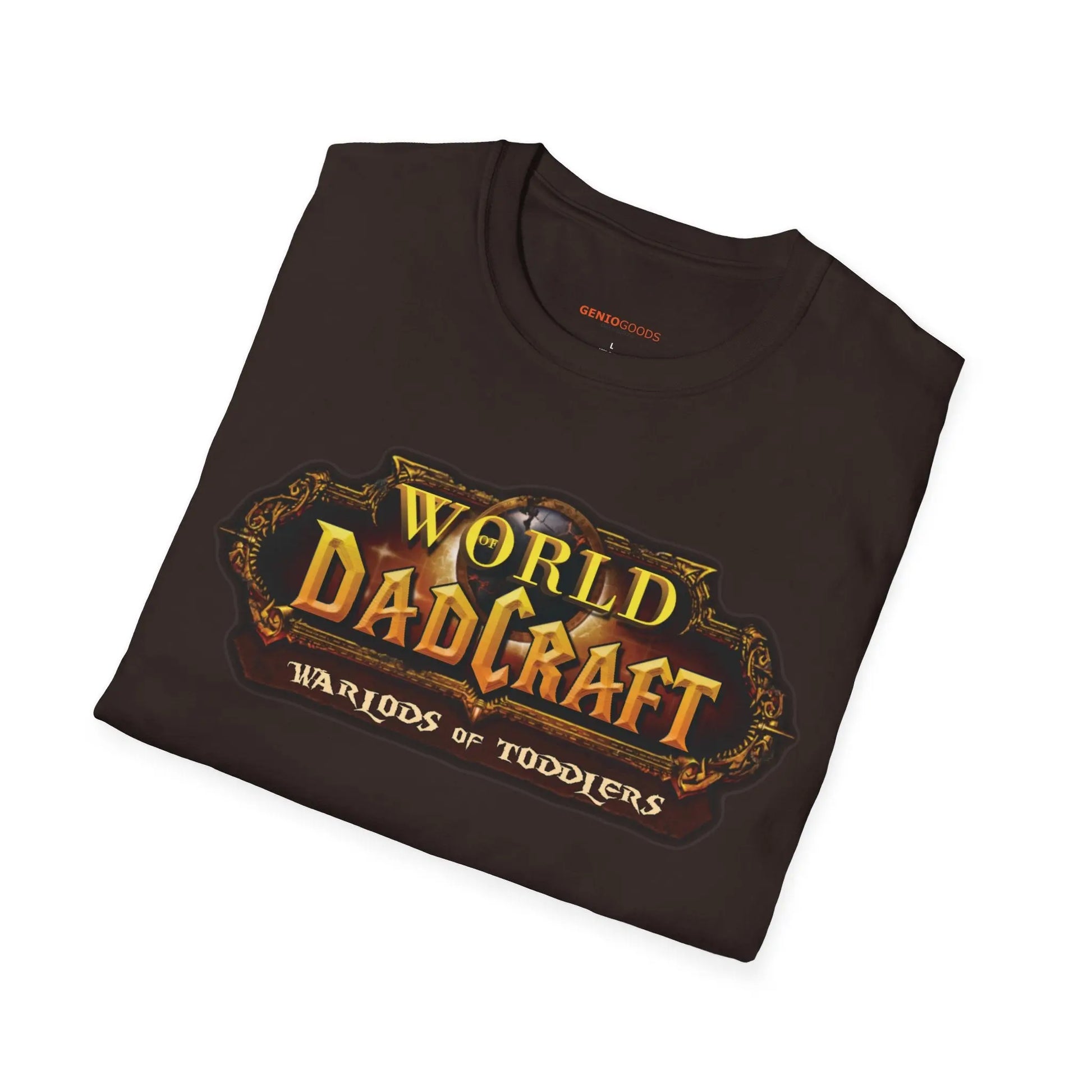 World of Dadcraft | Unisex Softstyle T-Shirt | Perfect for World of Warcraft Dads  Geniogoods