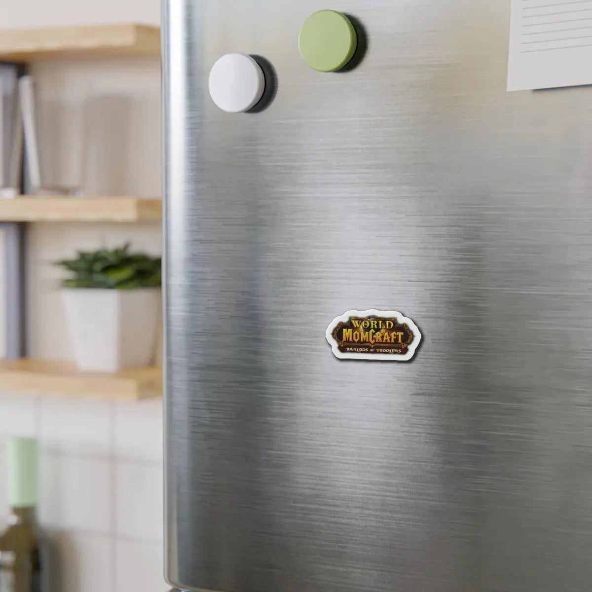 World of Momcraft | Die-Cut Magnets | Perfect for World of Warcraft Moms  Geniogoods
