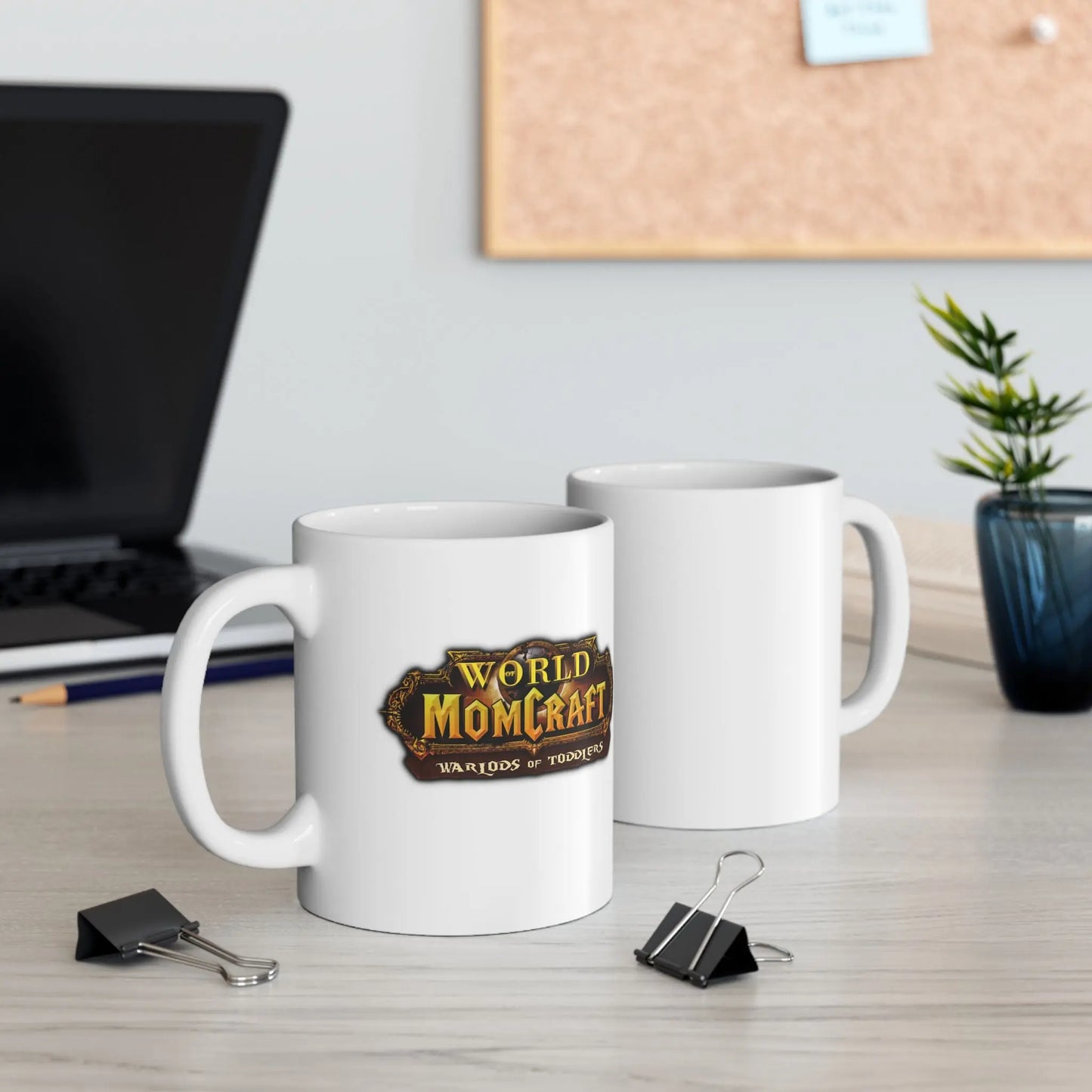 World of Momcraft | Inspirational Ceramic Mug - 11oz & 15oz | Perfect for World of Warcraft Moms  Geniogoods