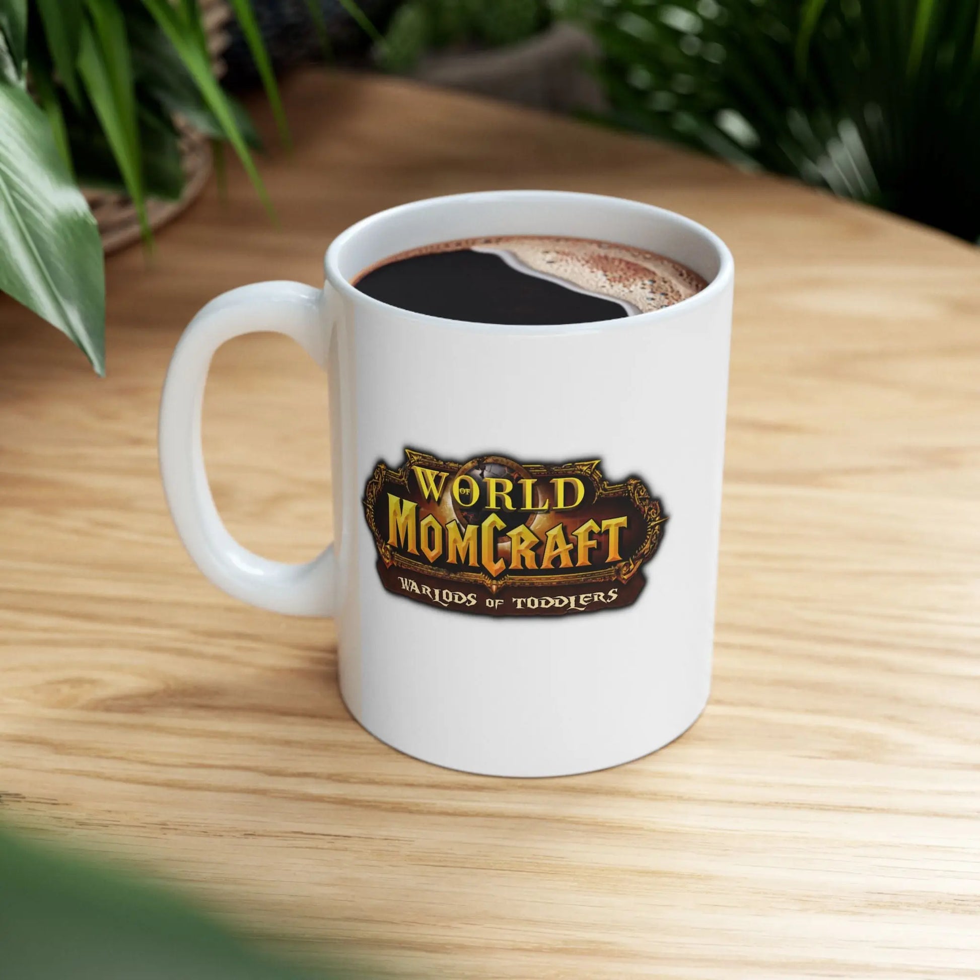 World of Momcraft | Inspirational Ceramic Mug - 11oz & 15oz | Perfect for World of Warcraft Moms  Geniogoods