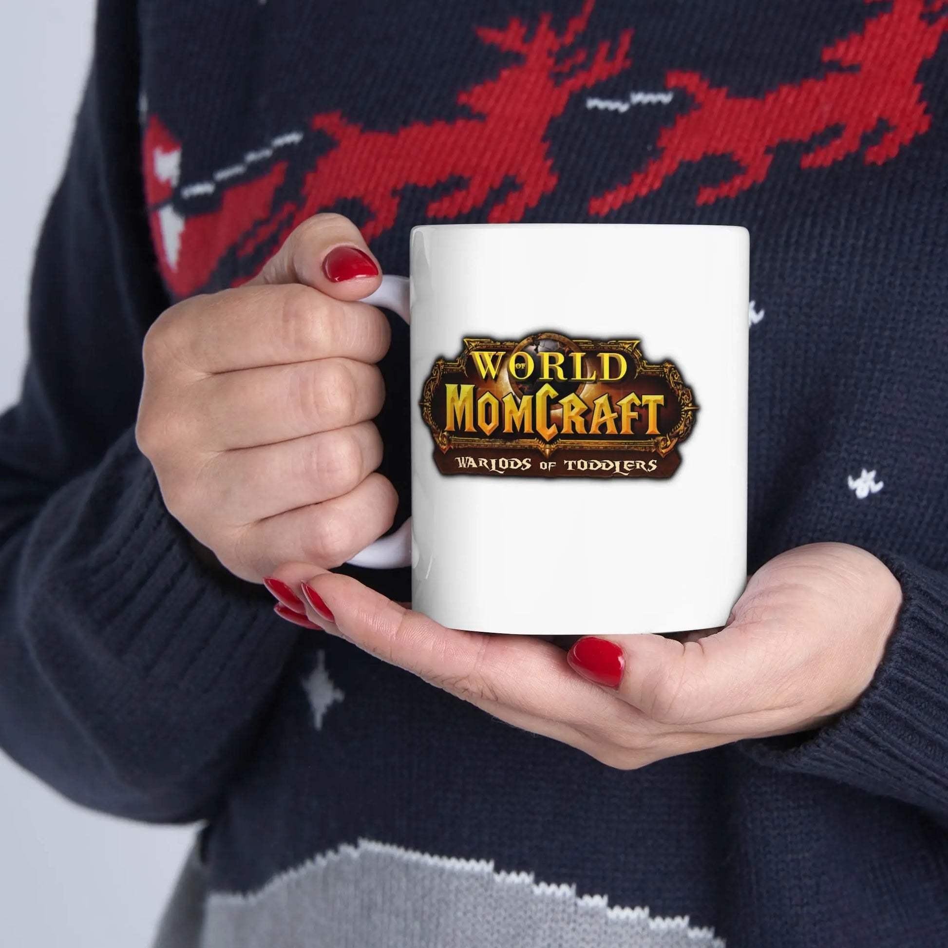 World of Momcraft | Inspirational Ceramic Mug - 11oz & 15oz | Perfect for World of Warcraft Moms  Geniogoods