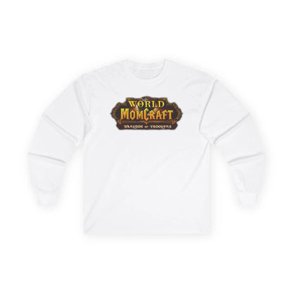 World of Momcraft | Long Sleeve Tee | Perfect for World of Warcraft Moms  Geniogoods