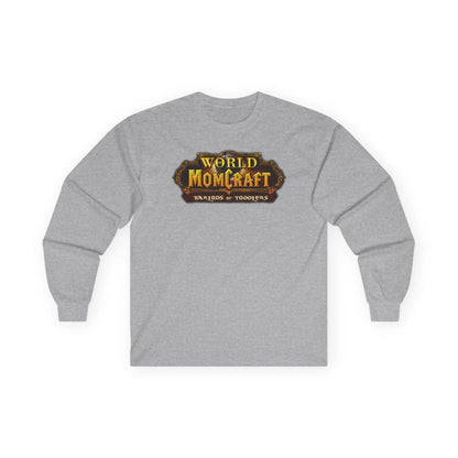 World of Momcraft | Long Sleeve Tee | Perfect for World of Warcraft Moms  Geniogoods