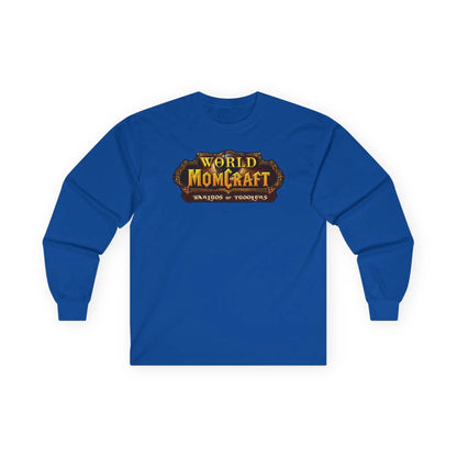 World of Momcraft | Long Sleeve Tee | Perfect for World of Warcraft Moms  Geniogoods