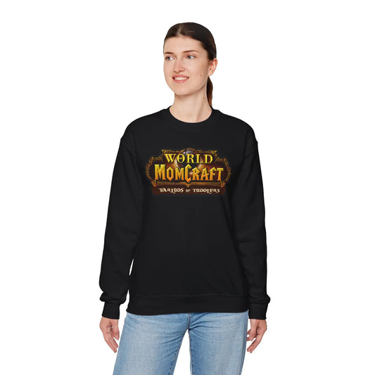 World of Momcraft | Unisex Crewneck Sweatshirt | Perfect for World of Warcraft Moms  Geniogoods