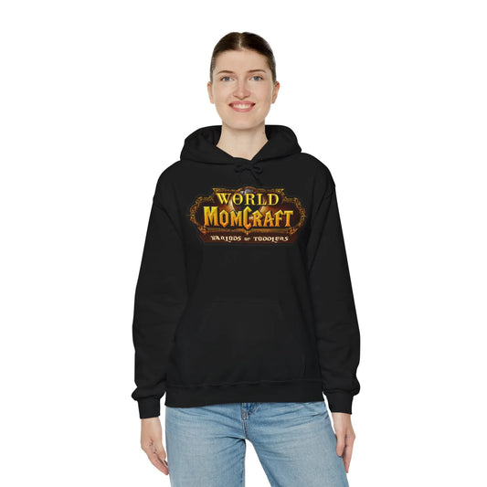 World of Momcraft | Unisex Hooded Sweatshirt | Perfect for World of Warcraft Moms  Geniogoods